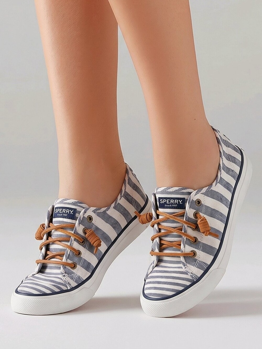Sperry Striped Canvas Sneakers